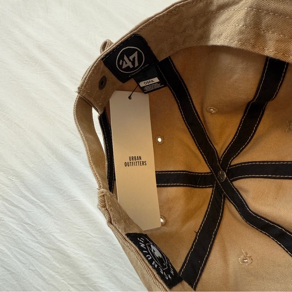 NWT women’s Tan baseball Hat ‘47 Brand Tan LA Cap - Picture 9 of 10